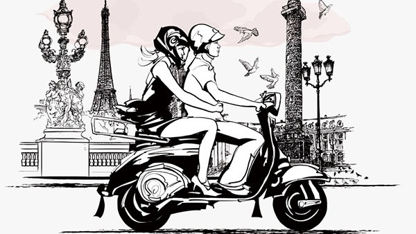 Visiter Paris en scooter de location